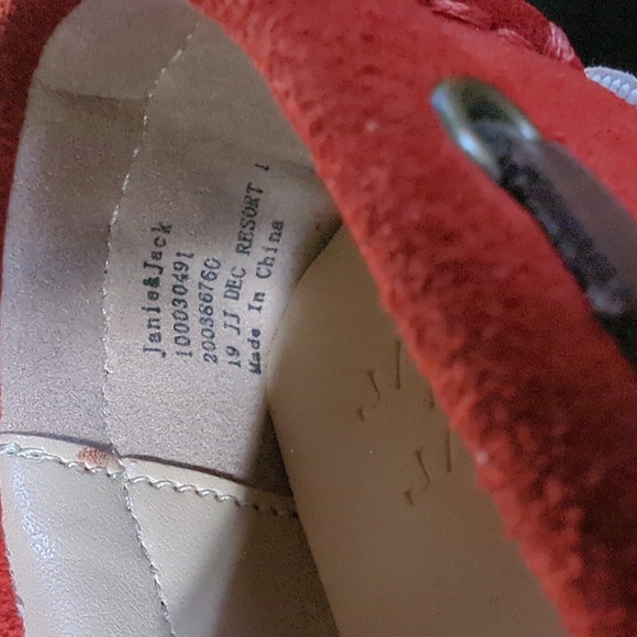 Janie and Jack Red Loafers - See description for size - Picture 7 of 10